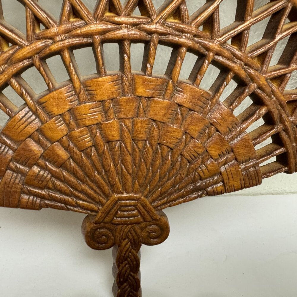 2pc Vintage Burwood Fans Boho - Picture 4 of 10